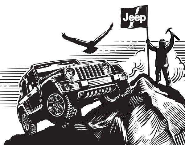 Jeep 4x4 vector