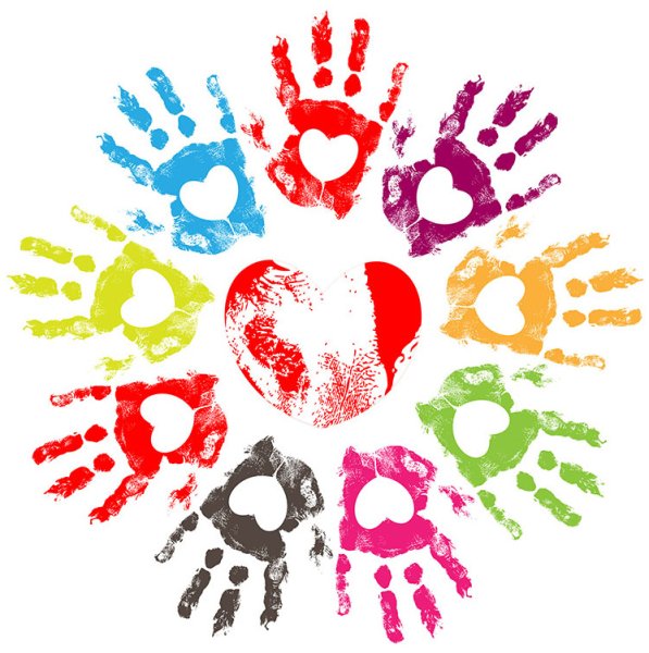 Цветные ладошки