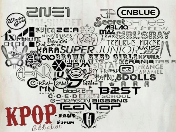 Символы к поп групп