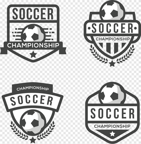 Винтажный футбольный логотип