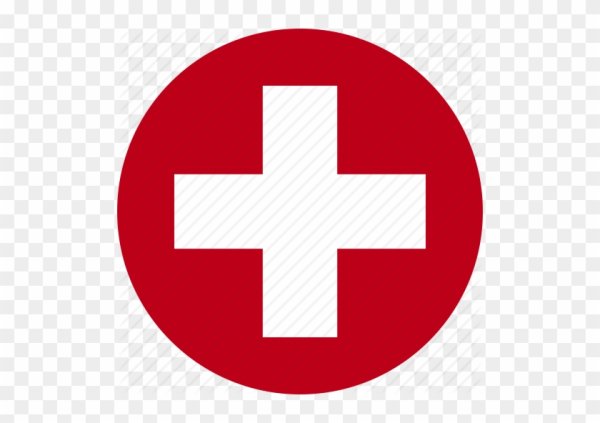 Белый крест в Красном круге