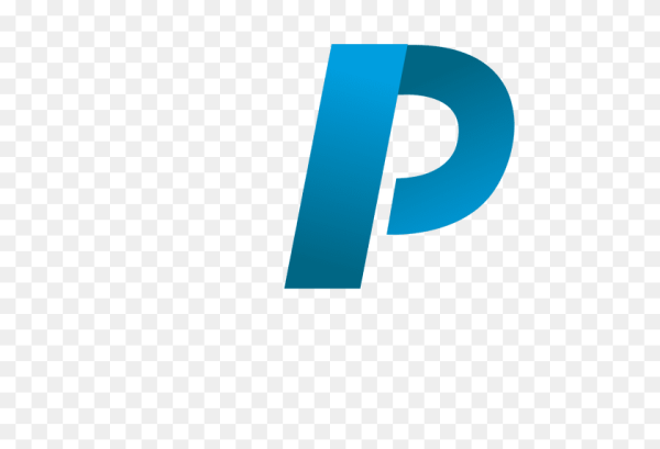 Синий логотип с буквой p