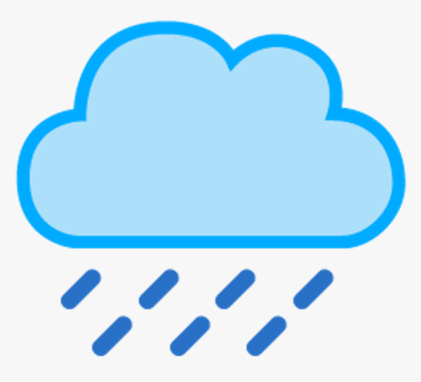 Знак тучка с дождем