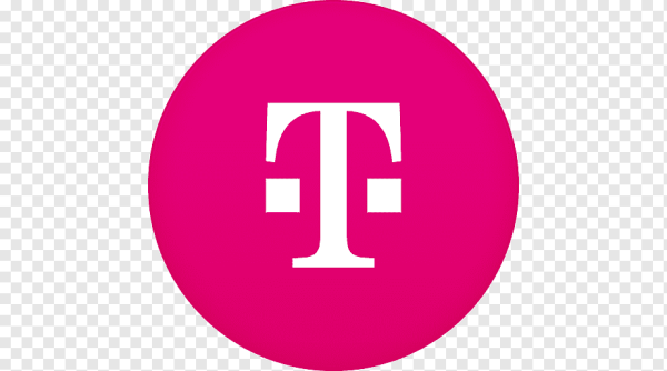 Розовый логотип t