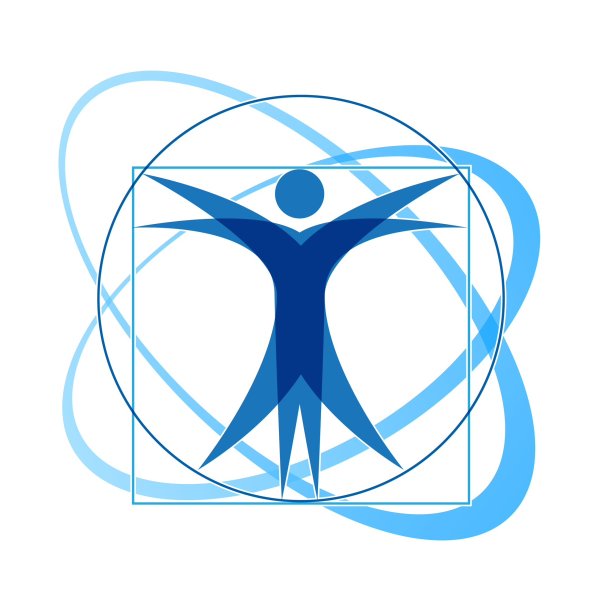 Витрувианский человек логотип