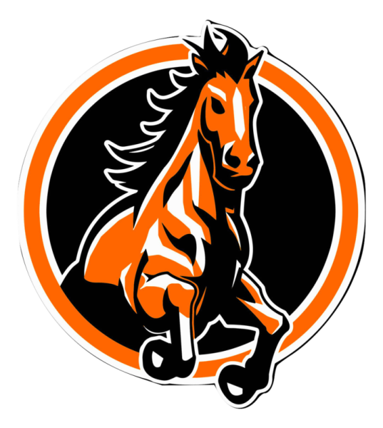 Эмблема изображением лошади