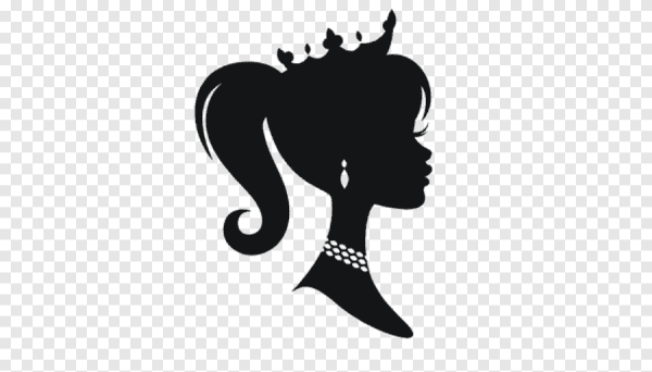 Силуэт девушки с короной