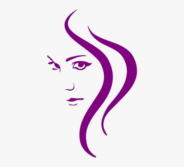 Девушка в платье логотип