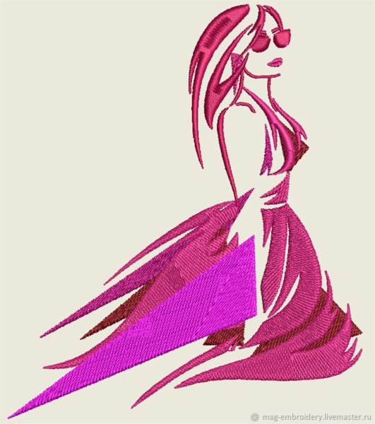 Силуэт женского лица