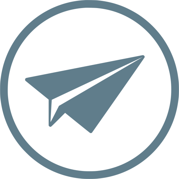 Значок телеграм на прозрачном фоне