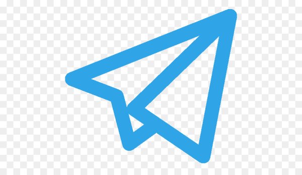 Векторный значок телеграмм