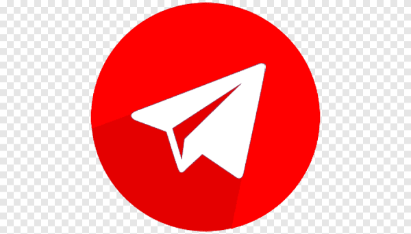 Красная иконка телеграмма