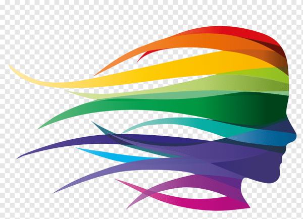 Логотип цветные полосы