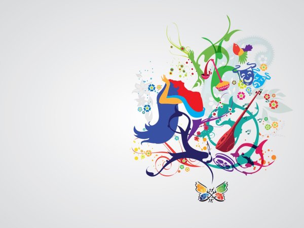 Яркий фон для афиши креативный