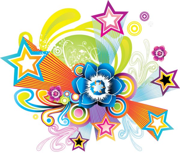 Разноцветные звезды