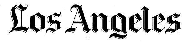 Los Angeles надпись