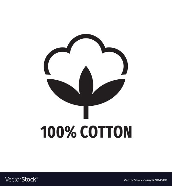 100 Cotton значок