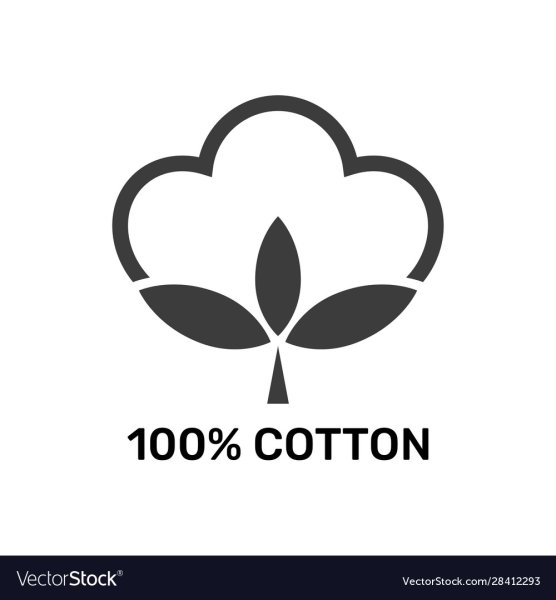 100 Хлопок значок