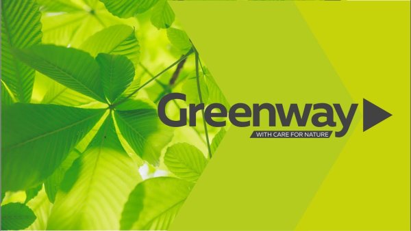 Визитка Гринвей макет