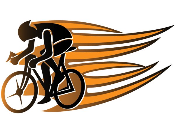 Логотип велосипедиста
