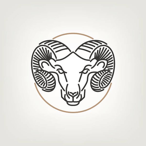 Стилизованный баран