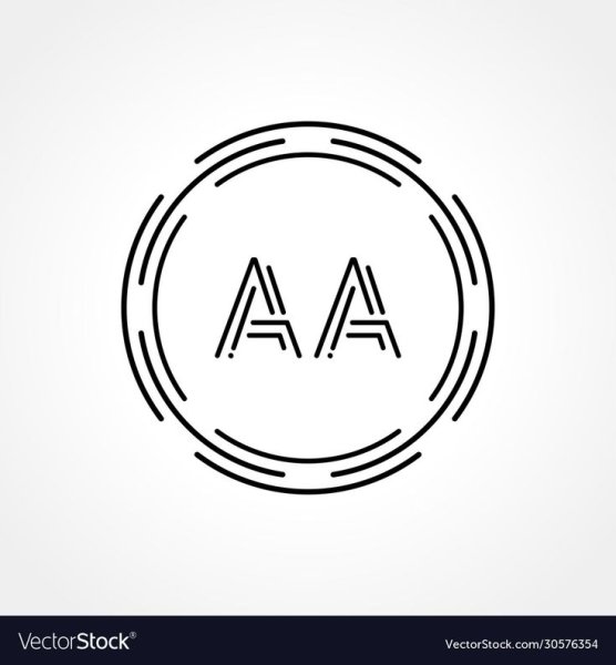 Лигатура лого АА