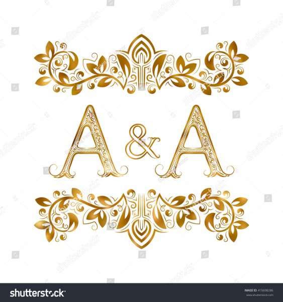 Монограмма АА