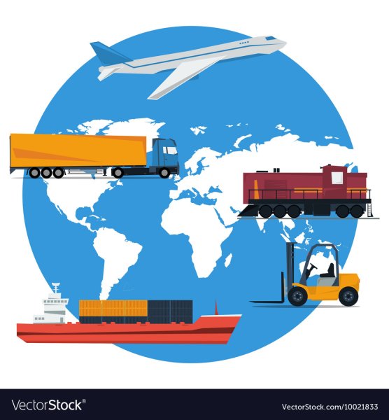 Транспорт и логистика значок