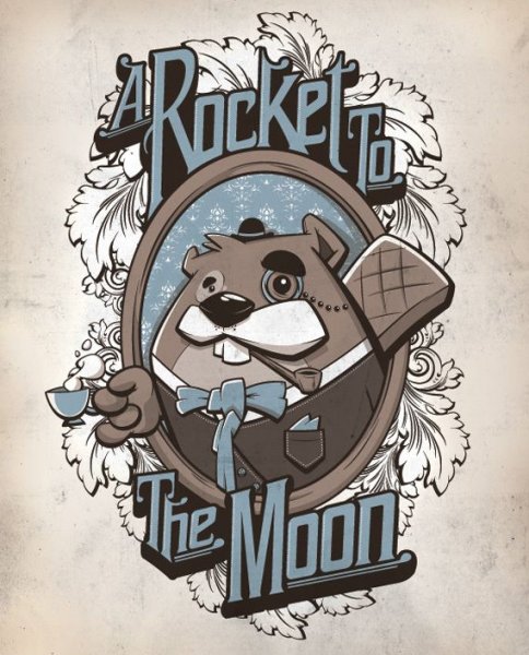 Стилизованный бобер