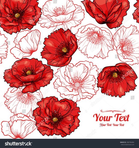 Мак логотип цветок