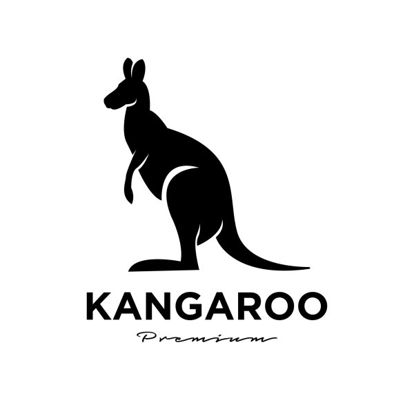Logo Kangaroo в рамке