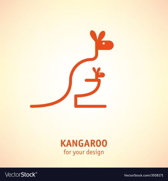 Кенгуру логотипы детские