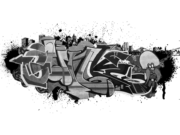 Надписи в стиле граффити