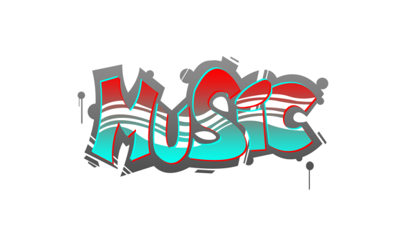 Граффити на белом фоне