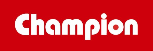 Надпись чемпион на прозрачном фоне