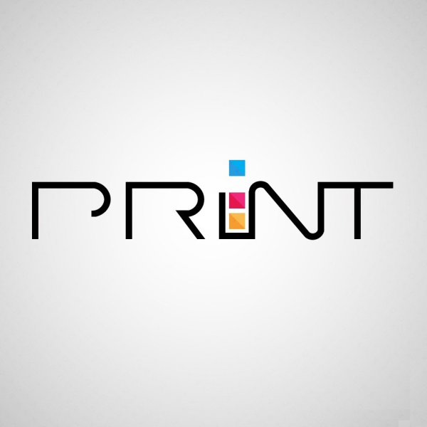 Логотип полиграфической принт