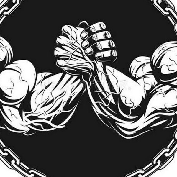 Армрестлинг силуэт