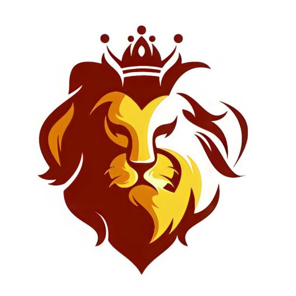 Герб со львом и короной