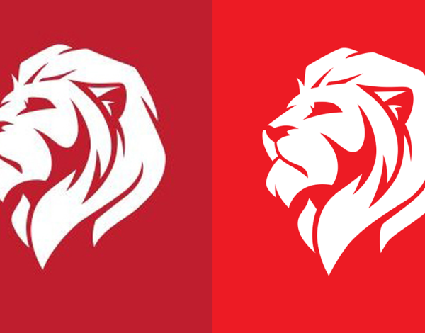 Игровой логотип Лев