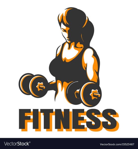 Эмблема фитнес клуба для девушек