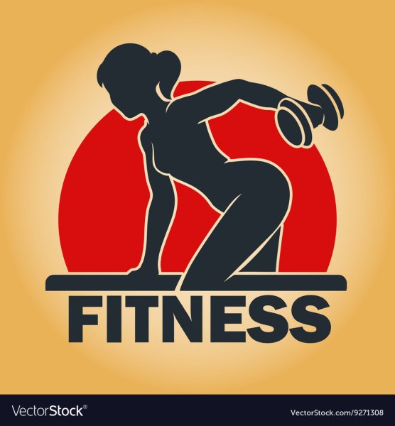 Логотип фитнес тренера