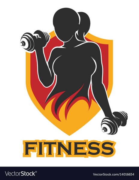 Логотип фитнес спорт
