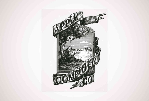 Первый логотип Apple 1976