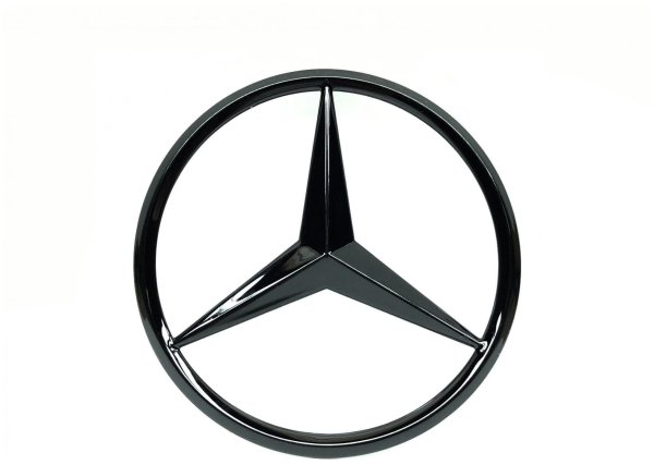 Знак Мерседес на прозрачном фоне
