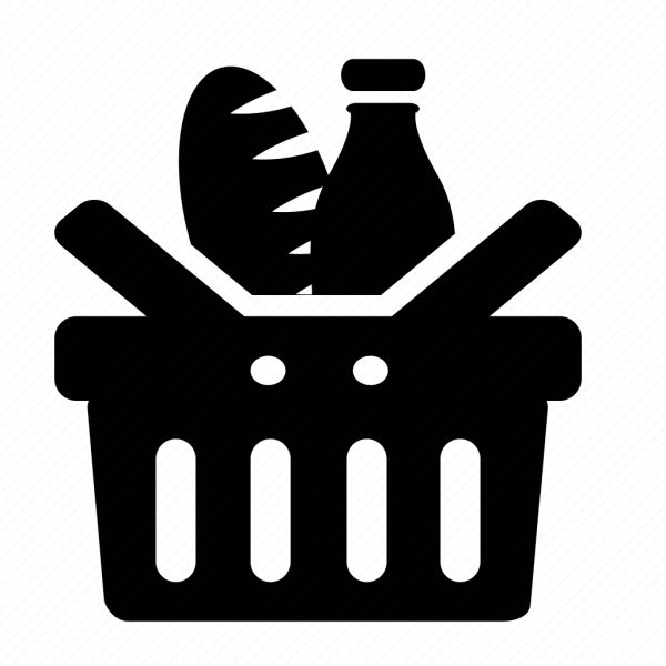 Продуктовая корзина иконка