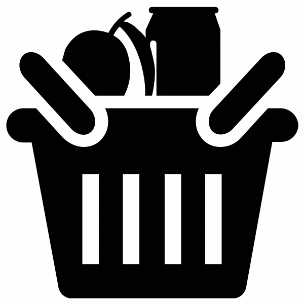 Продуктовая корзина иконка