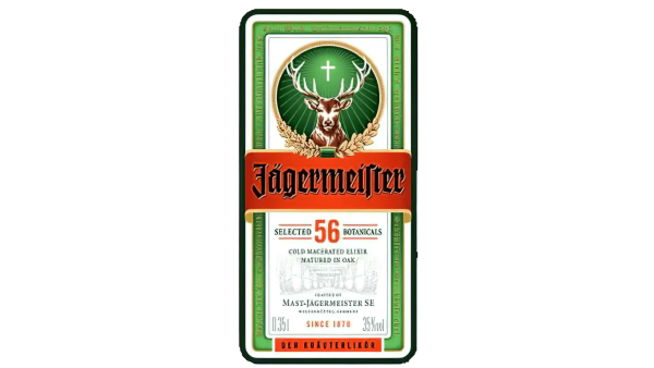 Егермейстер ликер этикетка