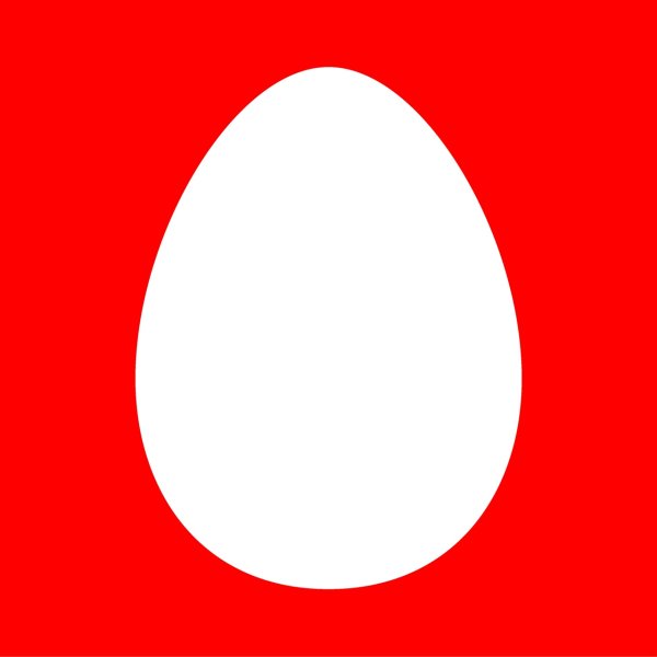 Логотип МТС красное яйцо