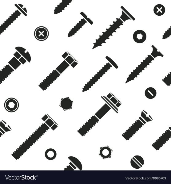 Болт черно белый