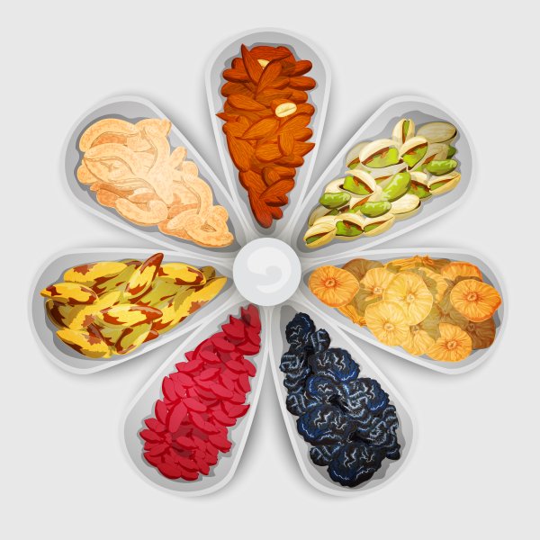 Логотип для сухофруктов и орехов